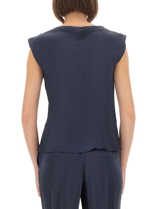 25FW 띠어리 탑 P0605510 XLV Blue - THEORY