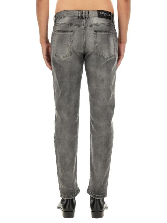  발망 데님 팬츠 DH1MI043DE73 9FK Grey - BALMAIN