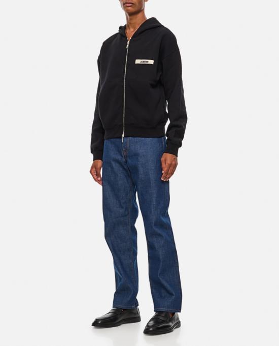  자크뮈스 후드 티셔츠 HOM00257AJ00126990 Black - JACQUEMUS