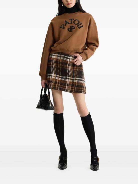 25FW 파투 긴팔 티셔츠 JE1999995121B BROWN DOM - PATOU