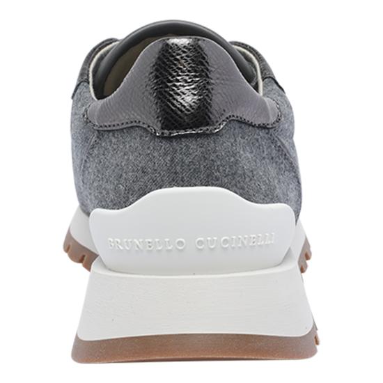 25FW 브루넬로 쿠치넬리 스니커즈 MZ26G1960 C003 Grey - BRUNELLO CUCINELLI