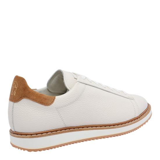 25FW 브루넬로 쿠치넬리 스니커즈 MZUALVL229 CLT57 White - BRUNELLO CUCINELLI