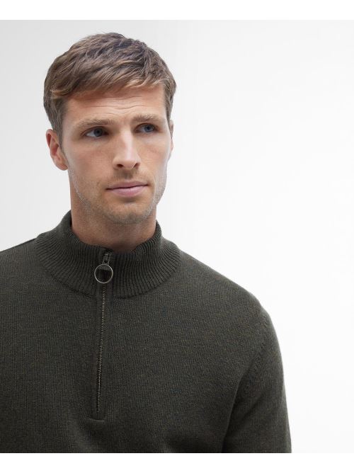 25FW 바버 스웨터 MKN0837 MKN OL91 Green - BARBOUR