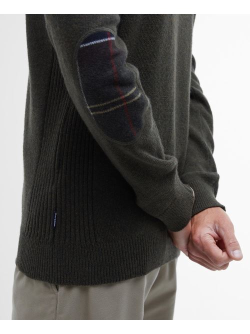 25FW 바버 스웨터 MKN0837 MKN OL91 Green - BARBOUR