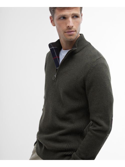 25FW 바버 스웨터 MKN0837 MKN OL91 Green - BARBOUR