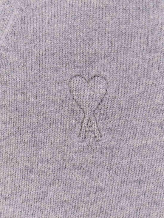  아미 가디건 HKC371KN0071050 Light Grey - AMI