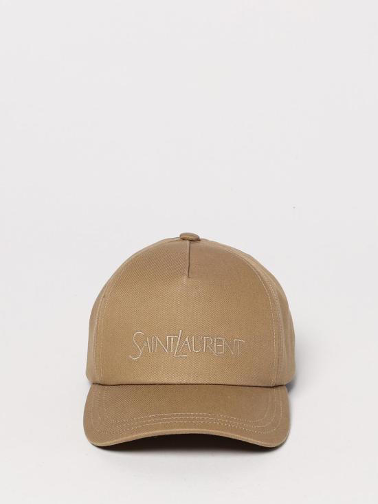 25FW 생로랑 개버딘 베이스볼 캡 7780633YP19 9700 Beige - SAINT LAURENT