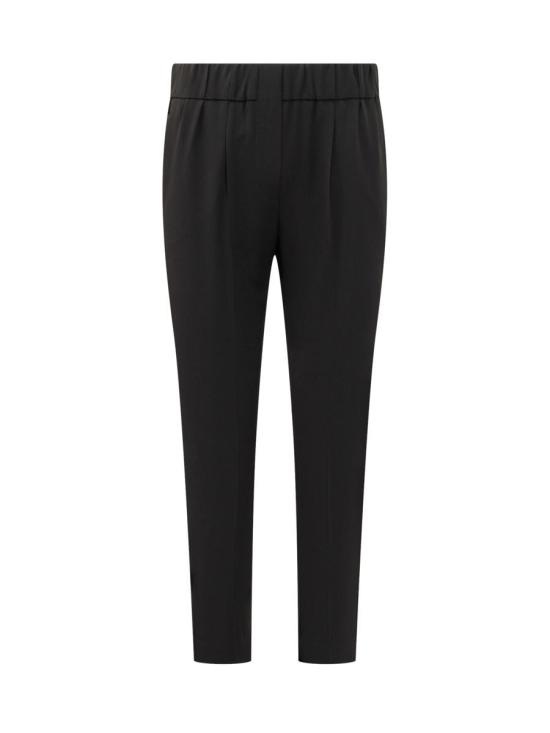 25SS 브루넬로 쿠치넬리 스트레이트 팬츠 MA029P1673 C101 Black