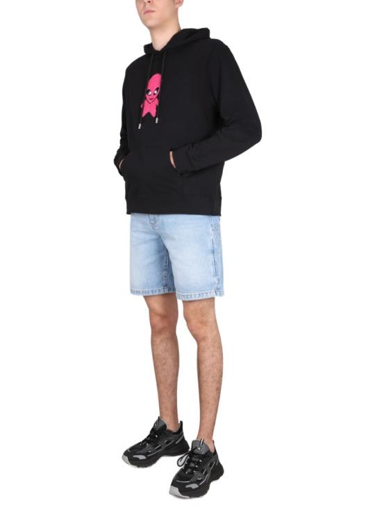  지씨디에스 후드 티셔츠 SS23M100180 02 Black - GCDS