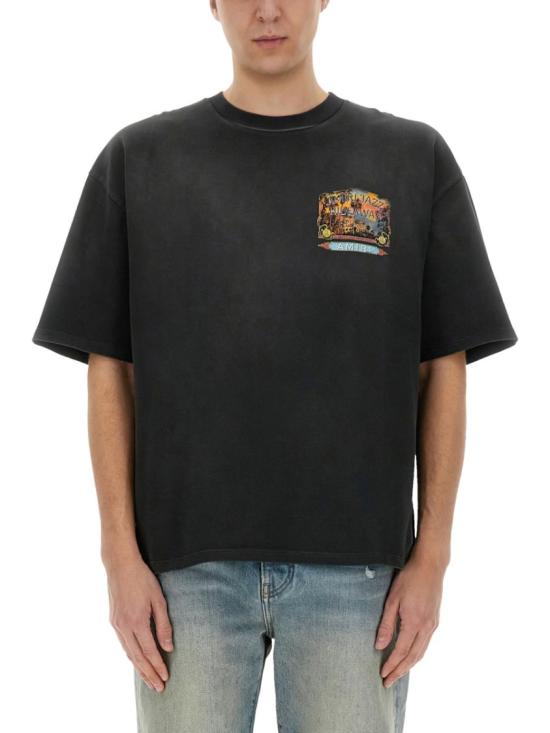 25SS 아미리 반팔 티셔츠 AMJYTE1165 BLACK