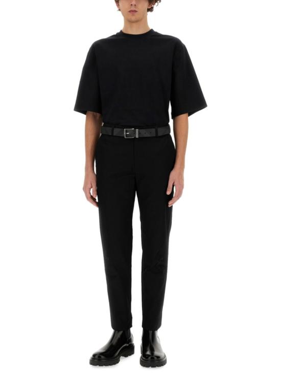  버버리 EKD 로고 패치 코튼 티셔츠 8080814 A1189 Black - BURBERRY