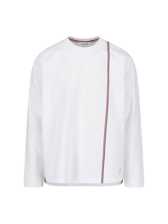 25FW 톰브라운 긴팔 티셔츠 MJS253A J0138100 White