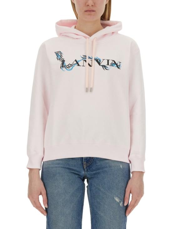  랑방 후드 티셔츠 RW HO0003 J109 P24502 White - LANVIN