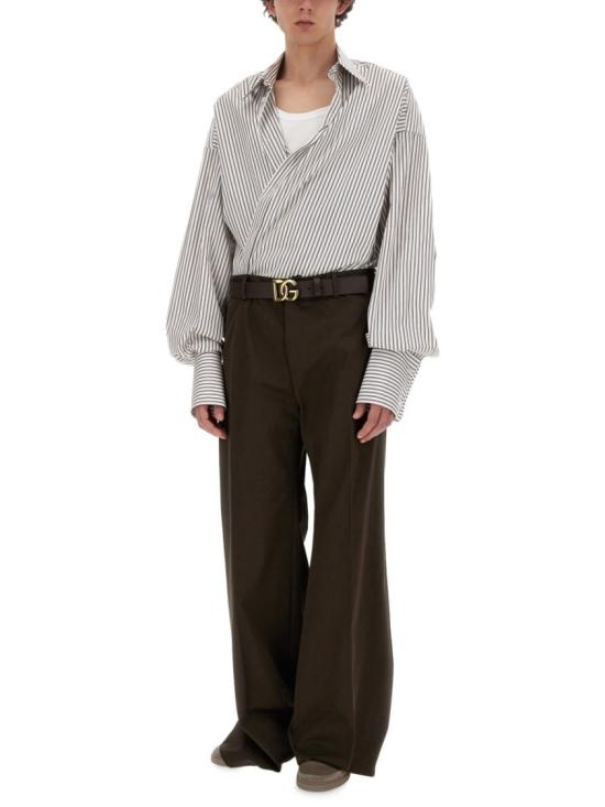  돌체앤가바나 긴팔 셔츠 G5LU6T FR5ZPS8051 White - DOLCE & GABBANA