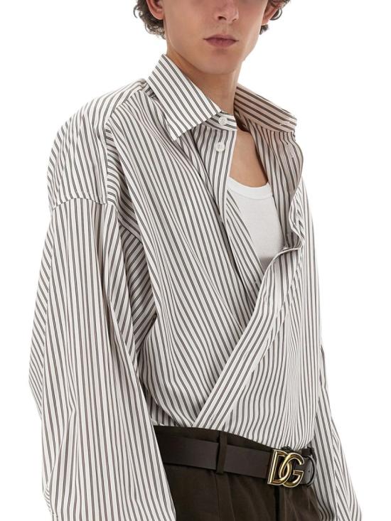  돌체앤가바나 긴팔 셔츠 G5LU6T FR5ZPS8051 White - DOLCE & GABBANA