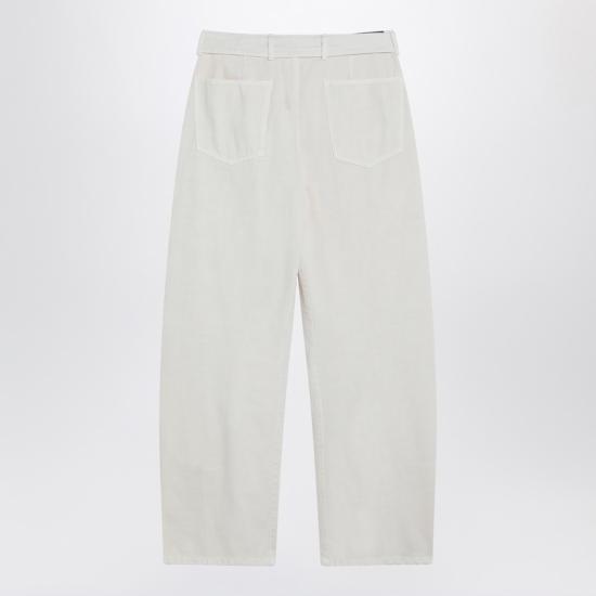  르메르 벨티드 트위스트 팬츠 PA326LD1065 Blue - LEMAIRE