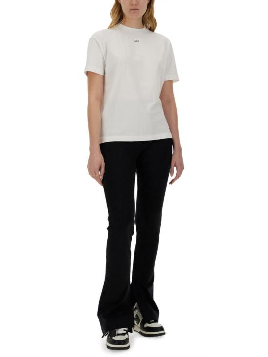 오프화이트 반팔 티셔츠 OWAA089 S24JER0090101 White - OFF WHITE