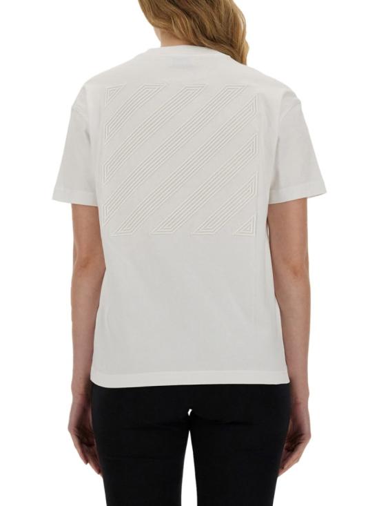  오프화이트 반팔 티셔츠 OWAA089 S24JER0090101 White - OFF WHITE