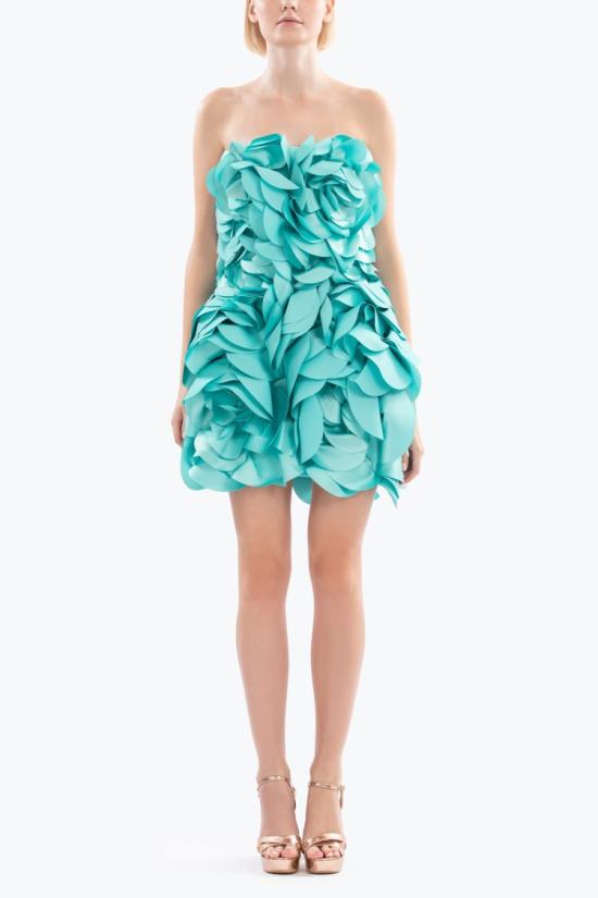  사이드 코베이시 숏 원피스 플로럴 미니 드레스 - SAIID KOBEISY