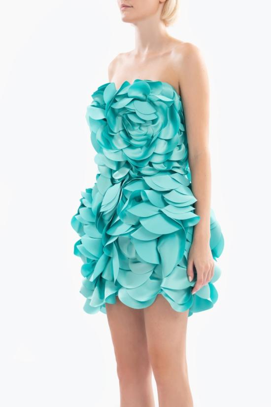  사이드 코베이시 숏 원피스 플로럴 미니 드레스 - SAIID KOBEISY