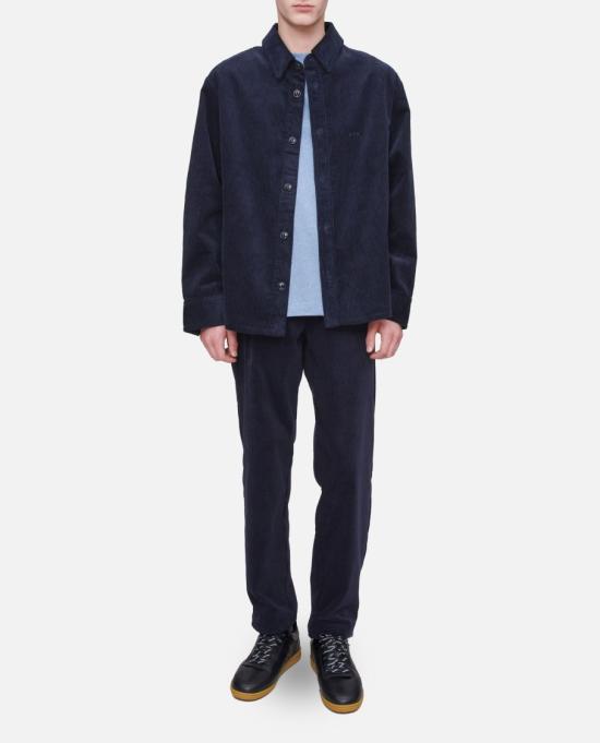 25FW 아페쎄 긴팔 셔츠 COHBBH02976IAK Blue - A.P.C.