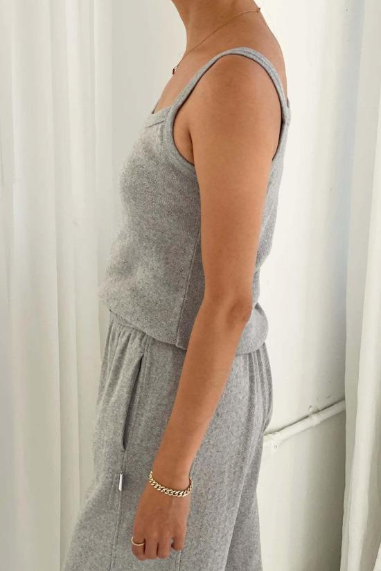  르 본 숍 캐미솔 르 본샵 이브 포인텔 캐미 멜란지 그레이 포인텔 - Le Bon Shoppe