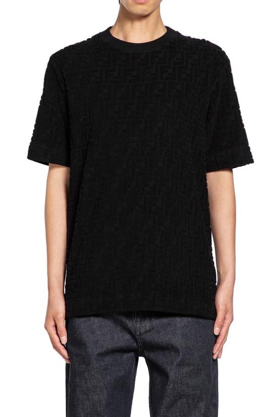 25FW 펜디 반팔 티셔츠 FY0936ARYP F0QA1 Black