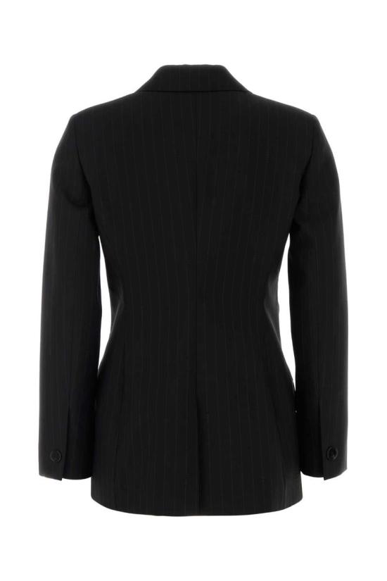 25FW 구찌 핀스트라이프 더블브레스트 울 블레이저  832457Z7ASO 1152 STRIPPED - GUCCI