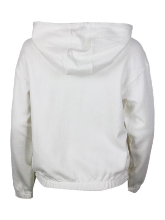 25FW 일레븐티 후드 티셔츠 K80FELI06 FEL01A WHITE - ELEVENTY