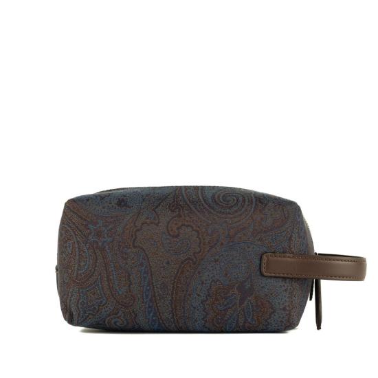 25FW 에트로 뷰티 케이스 MP2C0009AA061S9883 BLUE BROWN - ETRO