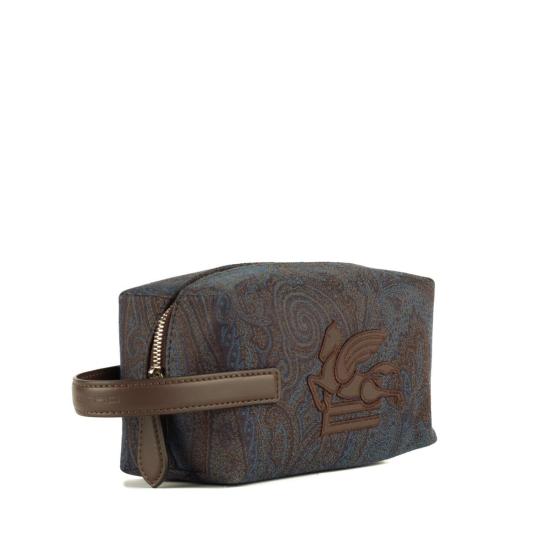 25FW 에트로 뷰티 케이스 MP2C0009AA061S9883 BLUE BROWN - ETRO