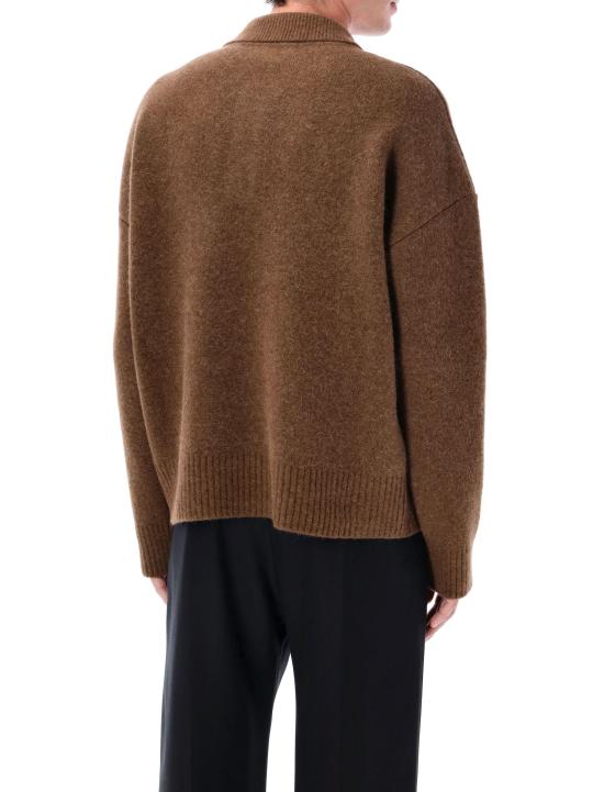 25FW 아미 스웨터 UPL408KN0135 217 NOISETTE - AMI