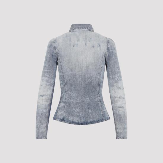 25FW 디젤 데님 셔츠 A21284 068TY 01 BLUE - DIESEL