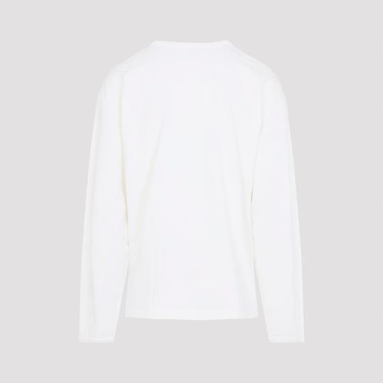 25FW 르메르 긴팔 티셔츠 TO1466 LJ1038 WH048 LIGHT CREAM WHITE - LEMAIRE