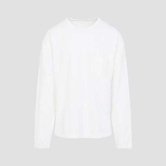 25FW 르메르 긴팔 티셔츠 TO1466 LJ1038 WH048 LIGHT CREAM WHITE - LEMAIRE