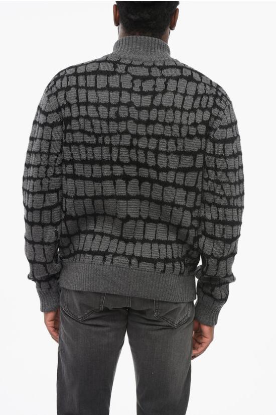  베르사체 스웨터 1012392 1A08743 1E060 Gray - VERSACE