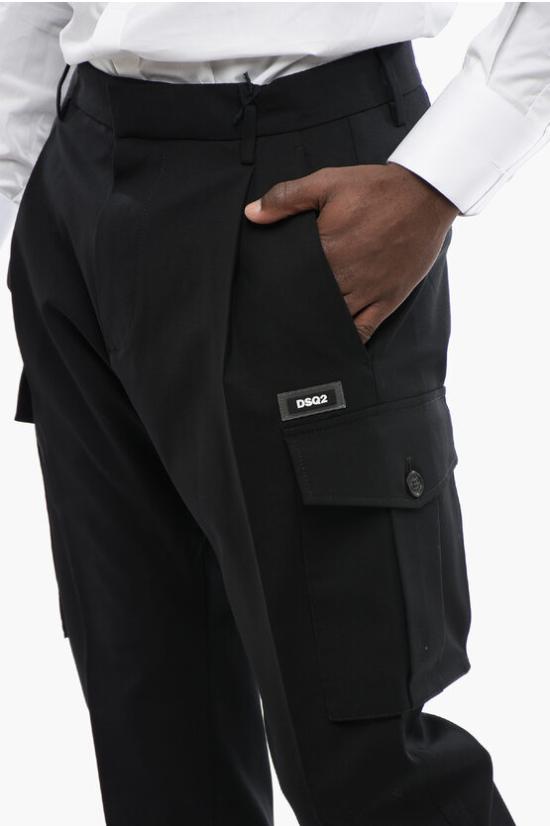  디스퀘어드2 카고 팬츠 S74KB0907 S40320 900 Black - DSQUARED2