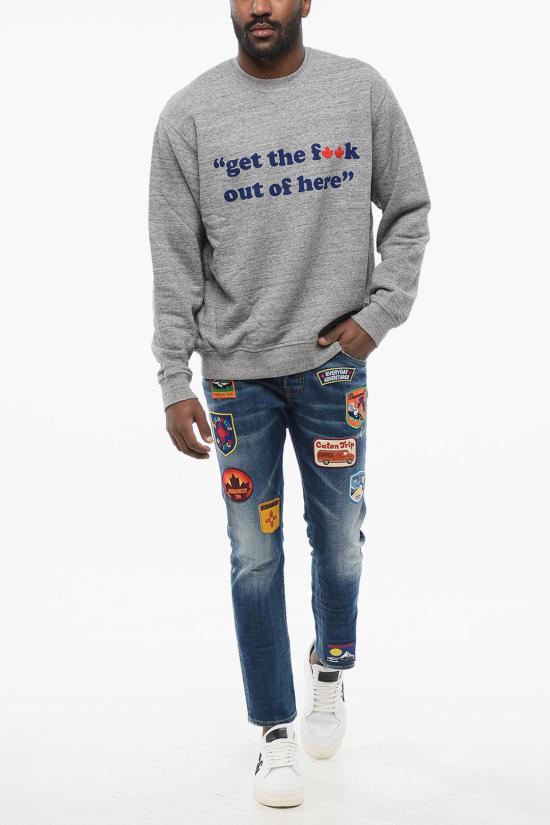  디스퀘어드2 긴팔 티셔츠 S71GU0543 S25463 860M Gray - DSQUARED2