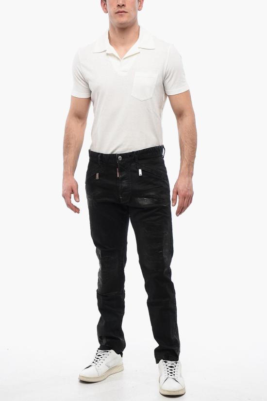  디스퀘어드2 데님 팬츠 S74LB1428 S39781 900 Black - DSQUARED2
