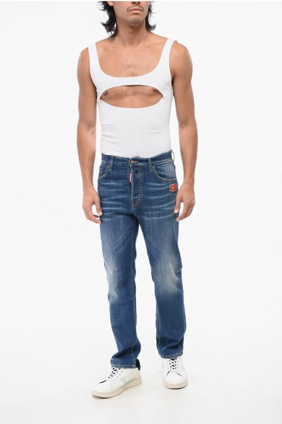  디스퀘어드2 데님 팬츠 S74LB1472 S30342 470 Blue - DSQUARED2