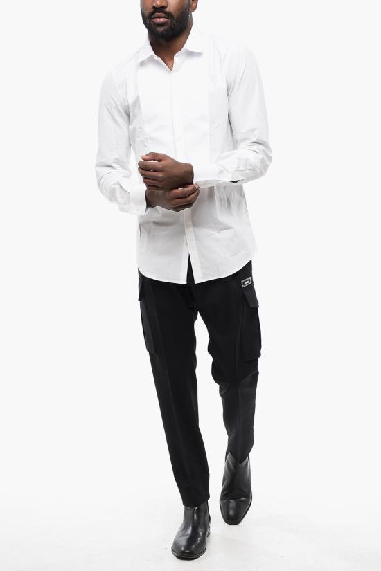  디스퀘어드2 긴팔 셔츠 S74DM0662 S42381 100 White - DSQUARED2