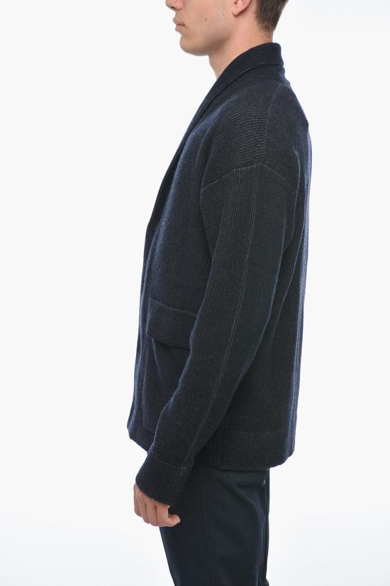 에르메네질도제냐 가디건 VYD60 ZZ155 504 Blu Grigio - ERMENEGILDO ZEGNA