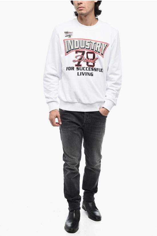  디젤 긴팔 티셔츠 A11056 0HAYT 100 White - DIESEL