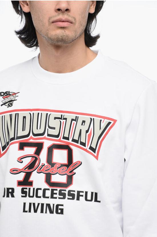  디젤 긴팔 티셔츠 A11056 0HAYT 100 White - DIESEL