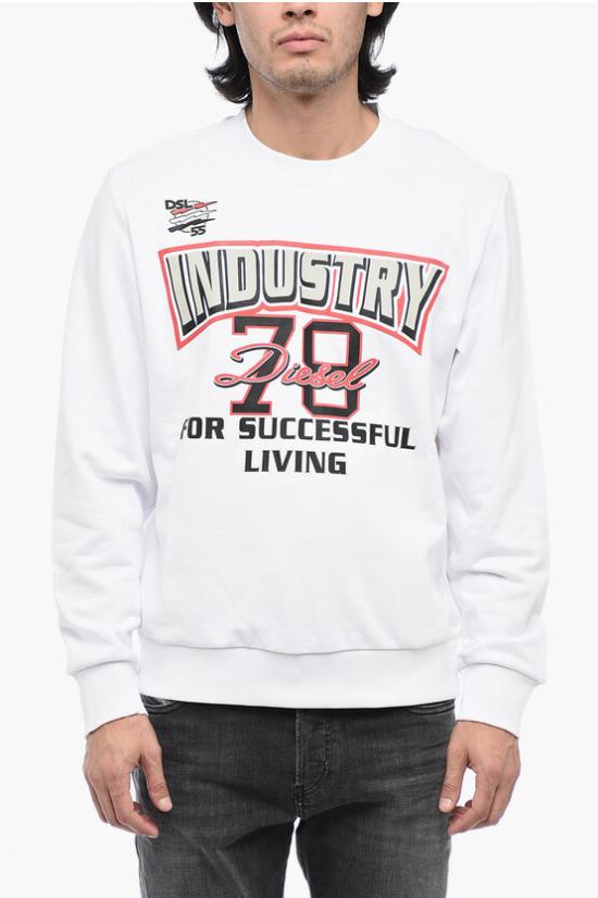  디젤 긴팔 티셔츠 A11056 0HAYT 100 White