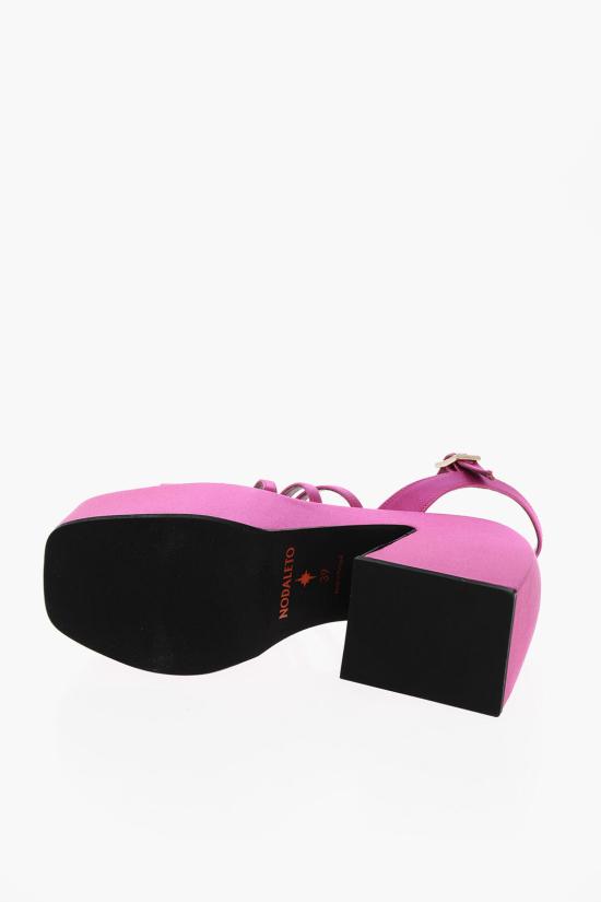  노달레토 샌들 NO11 28 124 SHOCKING PINK SATIN Pink - NODALETO