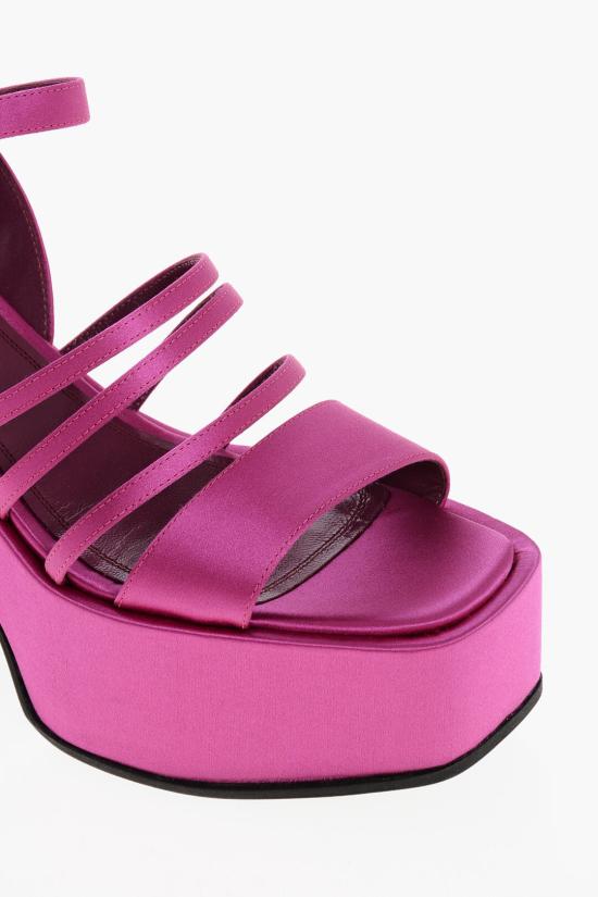  노달레토 샌들 NO11 28 124 SHOCKING PINK SATIN Pink - NODALETO