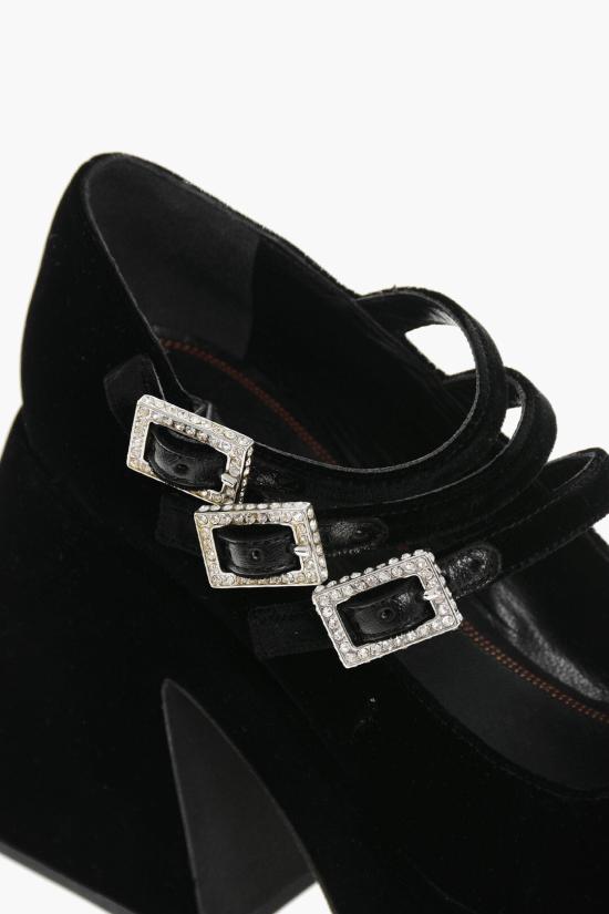  노달레토 힐/펌프스 NO7 39 61 BLACK MOON Black - NODALETO