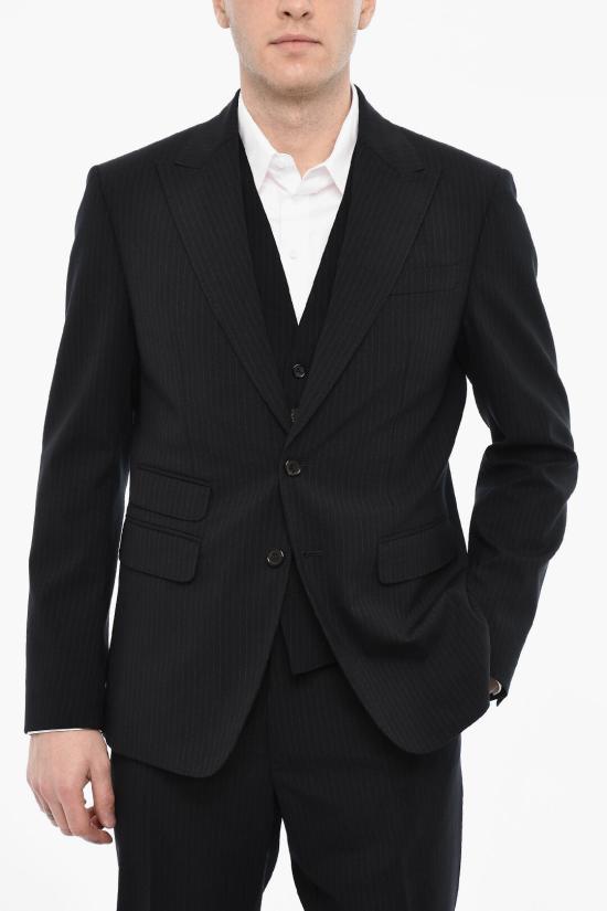  디스퀘어드2 수트 세트 S74FS0045 S53622 003F Blue - DSQUARED2