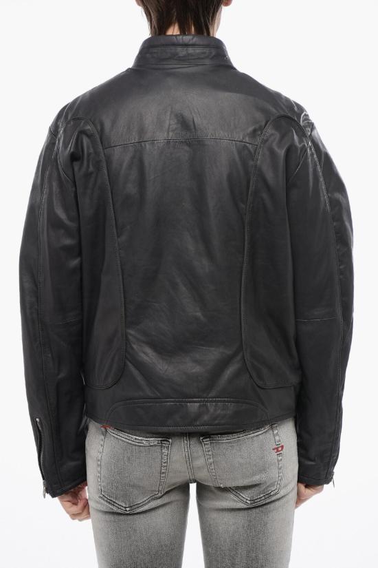  디젤 가죽 자켓 A12994 0IMAZ 9XX Gray - DIESEL